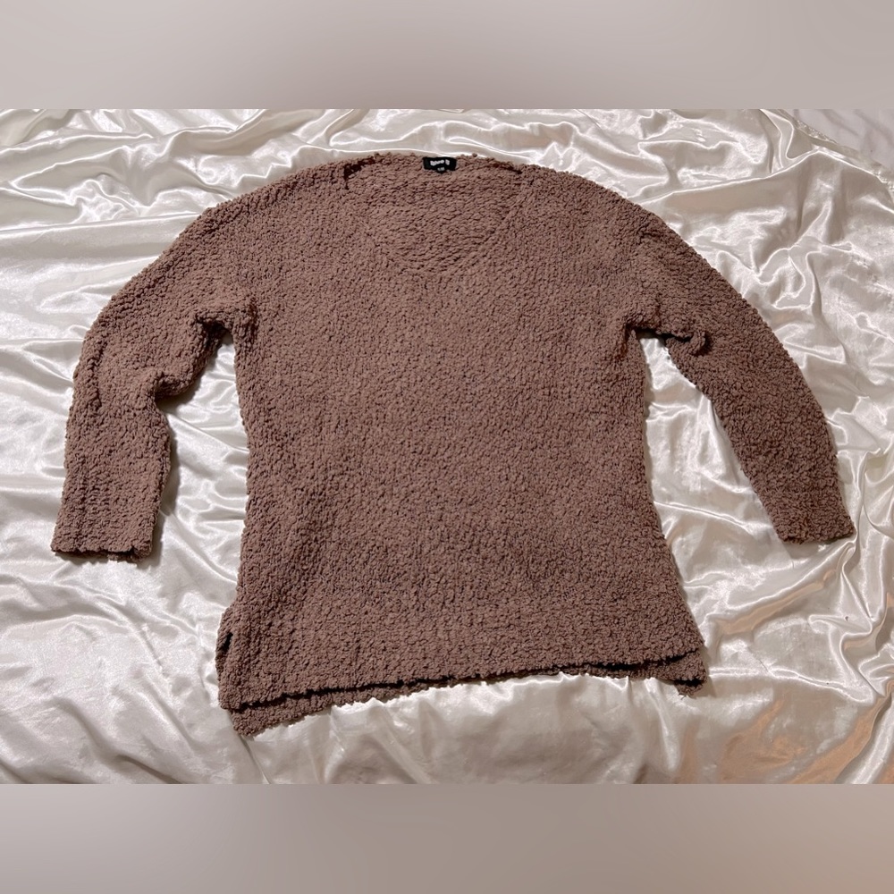 Maternity Soft Popcorn Mauve Sweater Size Small/Medium